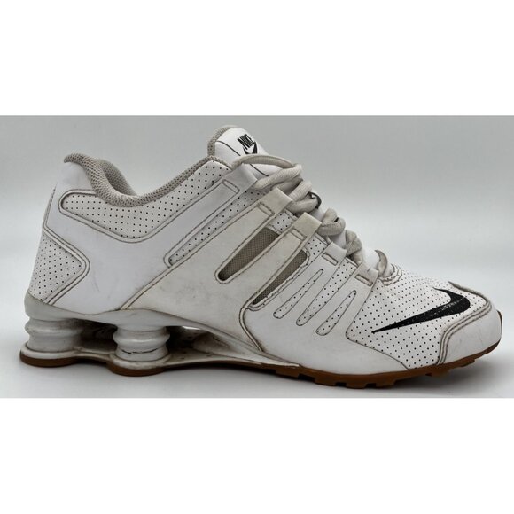 Nike Shox Current Premium Shoes 2015 Men’s Size 10 White Black Gum 716752-100